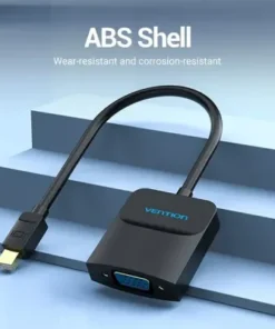 VENTION HBDBB Mini DP to VGA Converter - Black