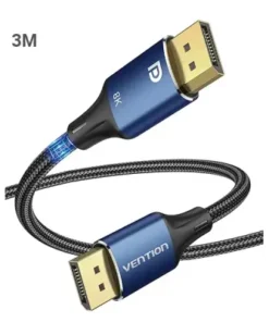 # Vention HCELI 8K DP Male to Male HD Cable - 3M