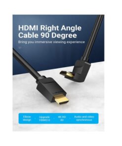 VENTION. AARBG. 90 Degree Right Angle HDMI Cable - 1.5M.