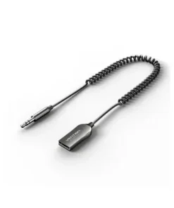 VENTION NAIHG USB Car Bluetooth 5.4 Coiled Cable Audio Receiver