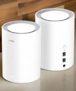 Cudy M1800 AX1800 Whole Home Mesh Dual Band Gigabit WiFi Router - 2-Pack