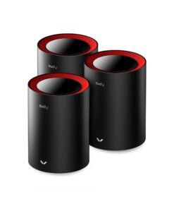 Cudy M3000 AX3000 Mbps Gigabit Dual-Band Black Mesh Wi-Fi 6 System (3-Pack)