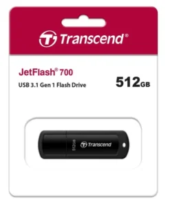 Transcend JetFlash 700 512GB USB 3.1 Pen Drive Black