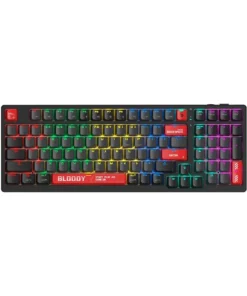 A4tech Bloody WS98 Tri Mode RGB Hot Swap (BLMS Red Switch) Sports Red Mechanical Gaming Keyboard