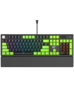 Havit Gamenote KB926L Wired Black & Green (Jiuzi Blue Switch) RGB Backlit Mechanical Gaming Keyboard