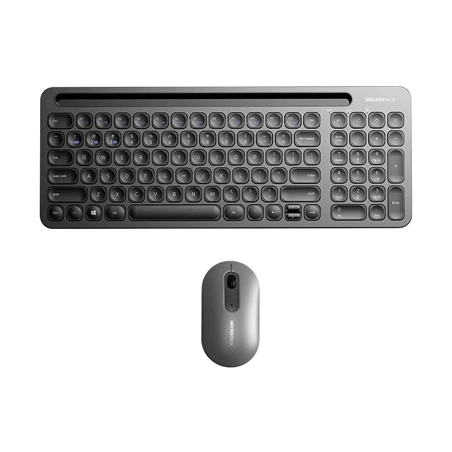 micropack-km-238w-grey-bluetooth-keyboard-mouse-21737023358