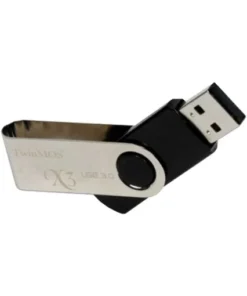 Twinmos X3 256GB USB 3.1 Gen 1 Black-Silver Pen Drive