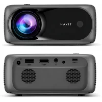 Alternative view of Havit PJ221 (3800 Lumens) 720p HD Black Projector