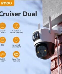 Imou Cruiser Dual 2 6MP 3.6mm+3.6mm & 3.0MP+3.0MP Wi-Fi Dome IP Camera #IPC-S7XEP-6M0WED