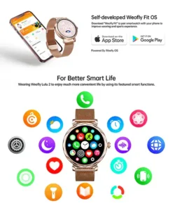 Alternative view of Weofly Lulu 2 AMOLED Bluetooth Calling Smartwatch