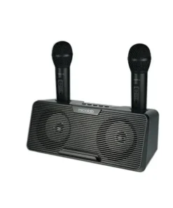 Microlab KTV100 Bluetooth Black Portable Karaoke Speaker with 2 x handheld Microphone