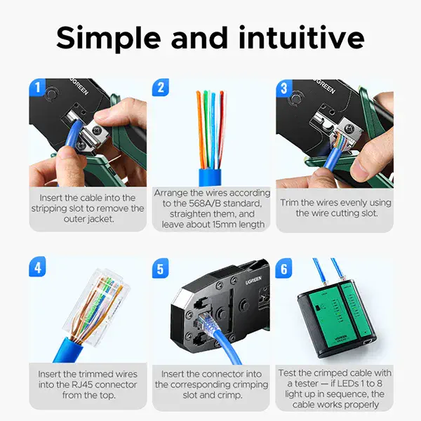UGREEN NW304 (35971) Multifunction Networking Crimping Tool - Image 3